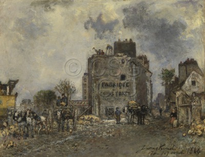 Paris, Demolition of the Rue des...