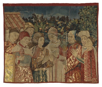 A Disputation Tapestry fragment...