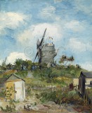 The Blute-Fin Windmill, Montmarte...