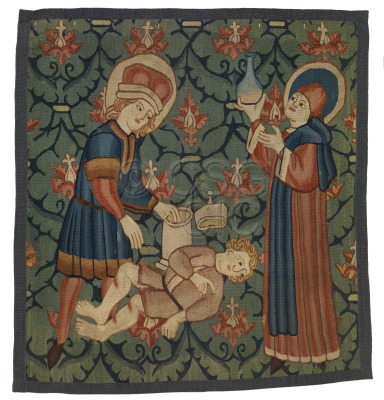 Saints Cosmas and Damian Tapestry...