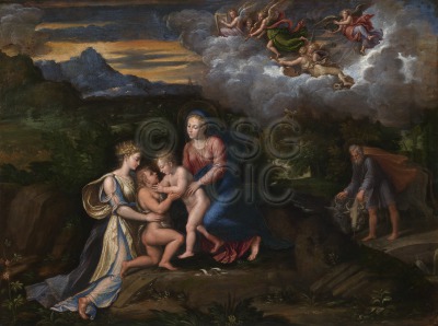 Virgin and Child in a Landscape...