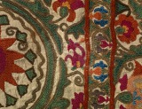 Suzani embroidery Detail of...