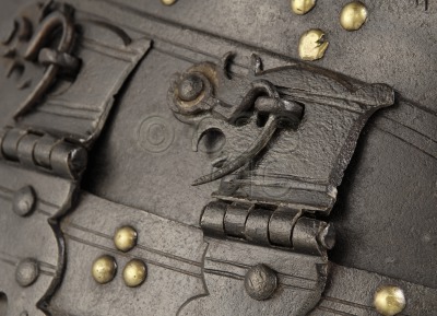 Detail of pikeman's armour,...