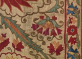 Suzani embroidery Detail of...