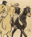 Two Gentlemen Riders Painting...