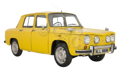 Renault 8S Yellow Renault 8S,...