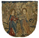 The Visitation Tapestry panel...