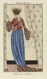 Pochoir print or fashion plate...