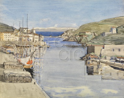 A Southern Port Watercolour...