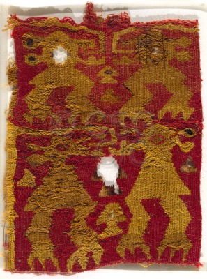 Tapestry with four figures,...