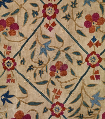 Suzani embroidery; Nimsuzani...