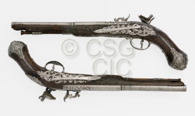 Pair of snaphaunce pistols. The...