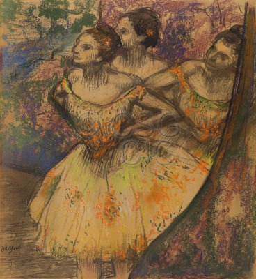 Three Dancers Pastel also known...