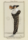 Pochoir print or fashion plate...