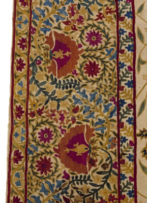 Suzani embroidery; Nimsuzani...