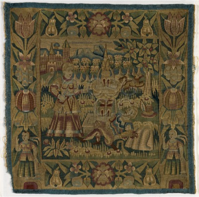 Pyramus and Thisbe Wool tapestry...