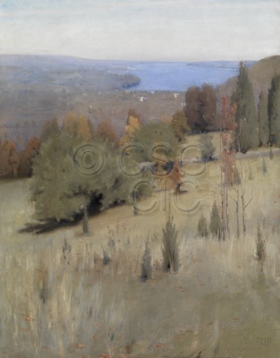 The Hudson River Landscape with a...