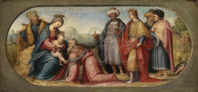 Adoration of the Kings Virgin and...