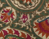 Suzani embroidery Detail of...