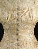 Detail of woman’s dress,...