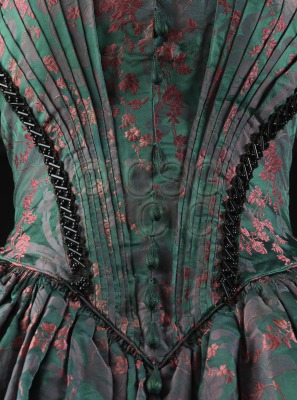 Detail of woman’s dress in...